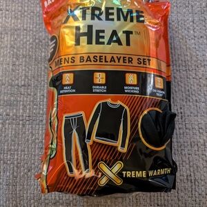 Men's Black Baselayer Set